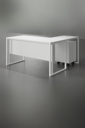Bob Single L-Shaped Workstation